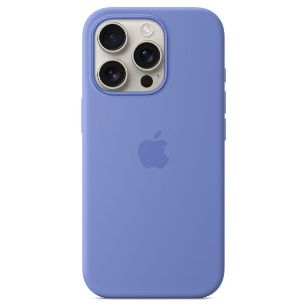 Apple Coque en silicone MagSafe Apple iPhone 16 Pro - Periwinkle