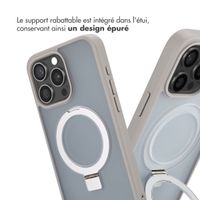 Accezz Coque Ring Stand avec MagSafe Apple iPhone 15 Pro Max - Gris