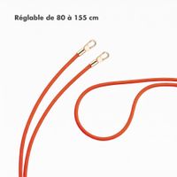 Selencia Cordon universel pour téléphone avec 2 crochets - réglable - Burnt Sienna