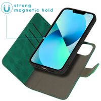 imoshion Etui de télephone luxe 2-en-1 amovible Apple iPhone 13 - Vert foncé