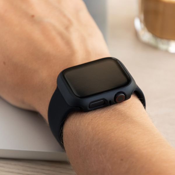 imoshion Coque rigide à couverture complète Apple Watch 4 / 5 / 6 / SE - 44 mm - Noir