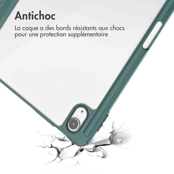 imoshion Coque tablette rigide Trifold Apple iPad Air 11 pouces (2026) M4 / (2025) M3 / (2024) M2 / Air 5 (2022) / Air 4 (2020) - Vert