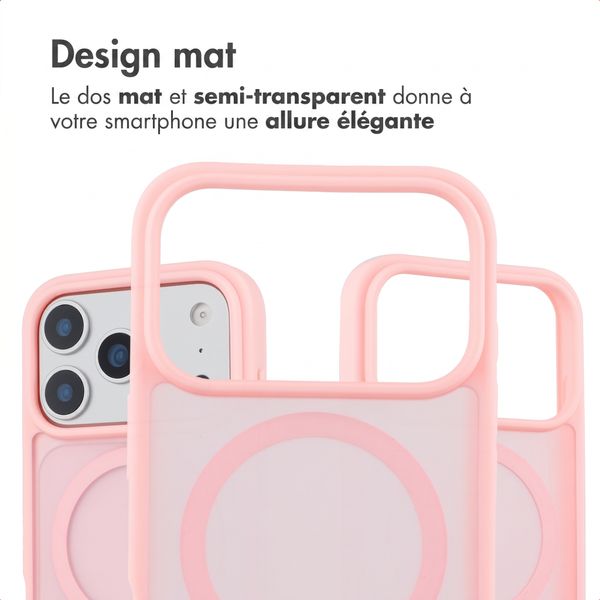 imoshion Coque Color Guard avec MagSafe Apple iPhone 18 Pro / 17 Pro - Rose clair