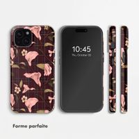 Selencia Coque arrière Vivid Apple iPhone 15 - Autumn Muse