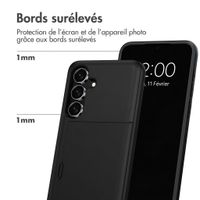 imoshion Coque arrière avec porte-cartes Samsung Galaxy S26 FE - Noir