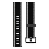 Fitbit Bracelet Woven Fitbit Versa / Versa 2 / Versa Lite - Taille S - Grey / Black