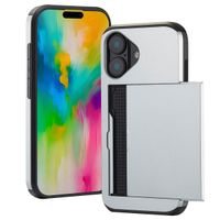 imoshion Coque arrière avec porte-cartes Apple iPhone 16 - Gris