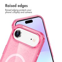 imoshion Coque Pailletée avec MagSafe Apple iPhone Air - Rose