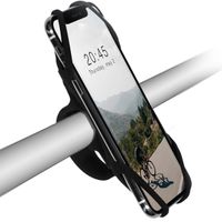 imoshion Support de téléphone en silicone pour vélo - Universel - Noir