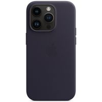 Apple Coque Leather MagSafe Apple iPhone 14 Pro - Ink