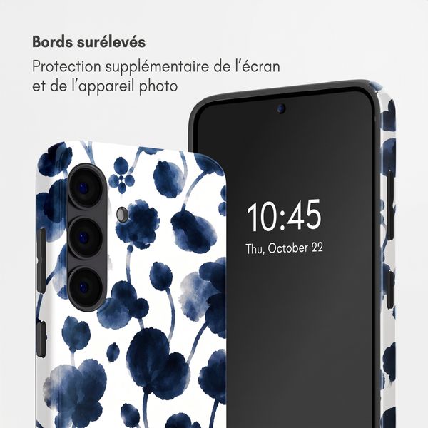 Selencia Coque arrière Vivid avec MagSafe Samsung Galaxy S24 - Midnight Blossom
