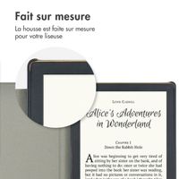 imoshion Étui de liseuse portefeuille Canvas Pocketbook Touch Lux 5 / HD 3 / Basic Lux 4 / Vivlio Lux 5 - Peach