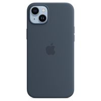 Apple Coque en silicone MagSafe Apple iPhone 14 Plus - Storm Blue