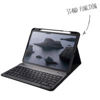 Accezz Étui de tablette portefeuille Bluetooth Clavier Apple iPad Pro 11 (2025) M5 / (2024) M4 - AZERTY / FR - Noir