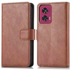 imoshion Étui de télephone portefeuille de luxe Motorola Edge 50 Fusion - Marron