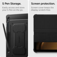 Spigen Coque tablette Rugged Armor Pro Samsung Galaxy Tab S10 FE / S9 FE - Noir