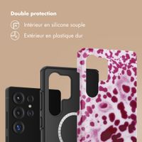 Selencia Coque arrière Vivid avec MagSafe Samsung Galaxy S25 Ultra - Cosmic Orchid