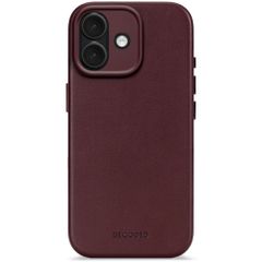 Decoded Coque en cuir MagSafe Apple iPhone 17 - Burgundy