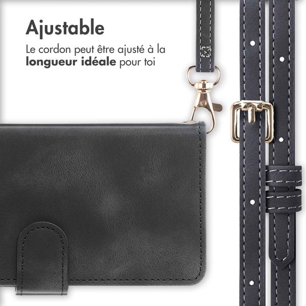 imoshion Etui de télephone portefeuille avec cordon Apple iPhone 11 - Noir
