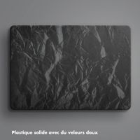 Selencia Coque en velours Apple MacBook Pro 14 pouces (2021 / 2023 M3 chip / 2024 M4 chip / 2025 M5 chip) - Noir