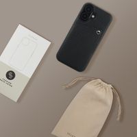 Selencia Coque Riva avec porte-cartes Apple iPhone 17 - Noir