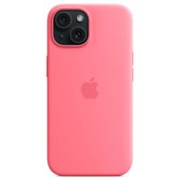 Apple Coque en silicone MagSafe Apple iPhone 15 - Rose