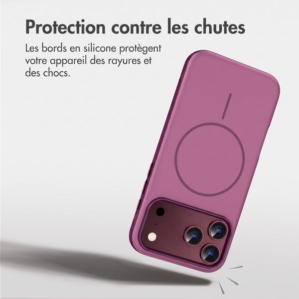 imoshion Coque arrière Color avec Thin MagSafe Ring Apple iPhone 18 Pro Max / 17 Pro Max - Violet