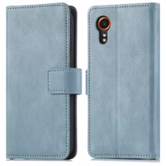 imoshion Étui de télephone portefeuille de luxe Samsung Galaxy Xcover 7 - Bleu clair