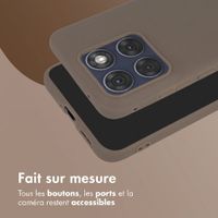 imoshion Coque Couleur Motorola Edge 70 Fusion - Marron