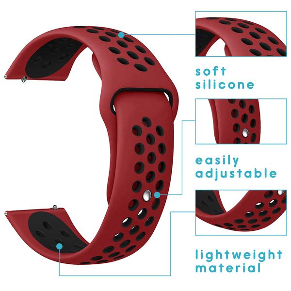 imoshion Pr340 Samsung Galaxy Watch 4 / 5 / 6 / 7 / FE (20 mm) - Rouge