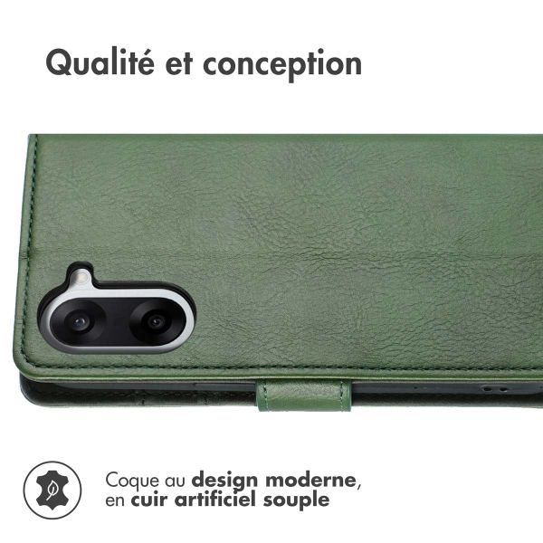 imoshion Étui de télephone portefeuille de luxe OnePlus Nord CE5 - Vert