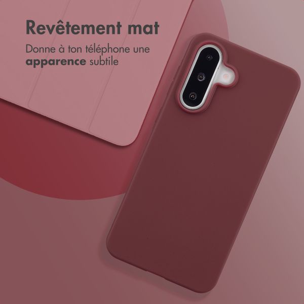 imoshion Coque Couleur Samsung Galaxy A36 / A56 - Wine Red