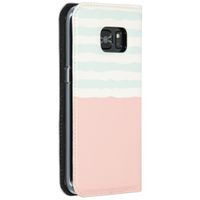 Concevez votre propre housse portefeuille Samsung Galaxy S7 - Blanc