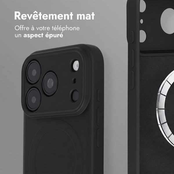 imoshion Coque Couleur avec MagSafe Apple iPhone 18 Pro Max / 17 Pro Max - Noir
