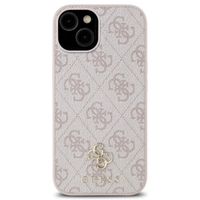 Guess Coque 4G Metal Logo MagSafe Apple iPhone 15 - Rose