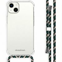 imoshion Coque arrière transparente avec cordon Apple iPhone 14 Plus - Green Multi Color