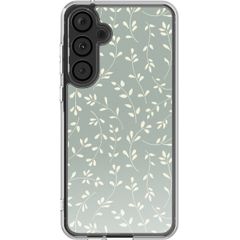 imoshion Coque Design Samsung Galaxy A37 (5G) - Smoke Green Flowers