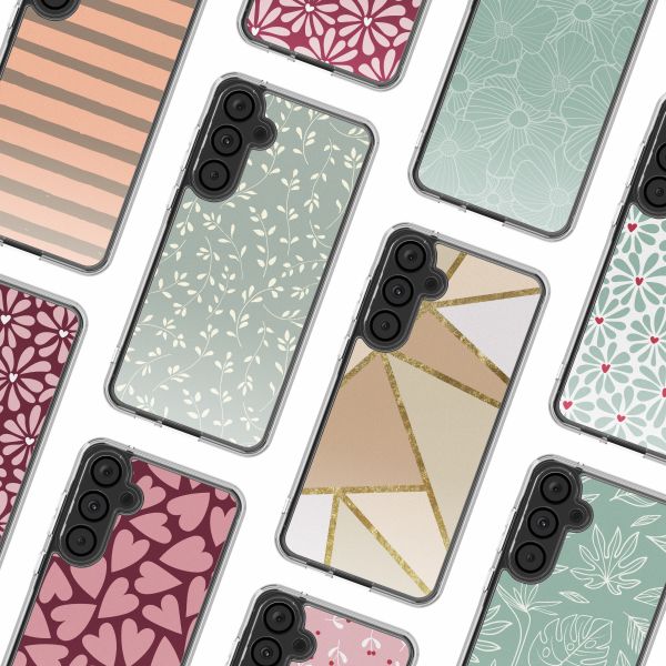 imoshion Coque Design Samsung Galaxy A55 - Smoke Green Flowers
