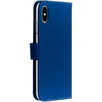 Accezz Étui de télephone Wallet Apple iPhone Xs Max - Bleu