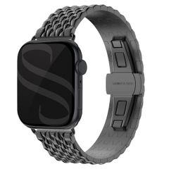 Selencia Bracelet dragon en acier Apple Watch | 44/45/46/49 mm - Noir