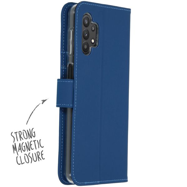 Accezz Étui de télephone Wallet Samsung Galaxy A32 (5G) - Bleu foncé