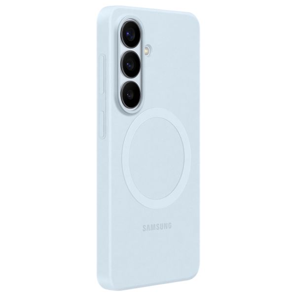 Samsung Coque arrière magnétique en silicone Samsung Galaxy S26 - Light Blue