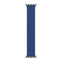 Apple Bracelet Solo tressé Apple Watch | 44/45/46/49 mm - Taille 4 - Atlantic Blue