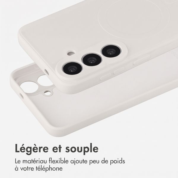 imoshion Coque Couleur avec MagSafe Samsung Galaxy S26 FE - Beige