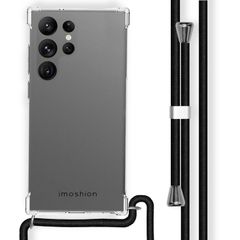 imoshion Coque arrière transparente avec cordon Samsung Galaxy S23 Ultra - Noir