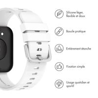 imoshion Bracelet silicone Huawei Watch Fit 3 - Blanc