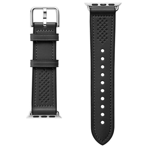 Spigen Bracelet Retro Fit Apple Watch Series 1 t/m 9 / SE (38/40/41 mm) | Series 10 / 11 (42 mm) - Noir