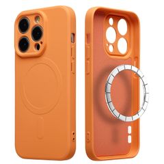 imoshion Coque Couleur avec MagSafe Apple iPhone 15 Pro - Orange