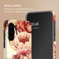 Selencia Coque arrière Vivid Samsung Galaxy A36 / A56 - Vintage Peony