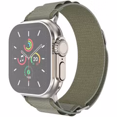 imoshion Bracelet en nylon Alpine Apple Watch | 38/40/41/42 mm - Olive Green